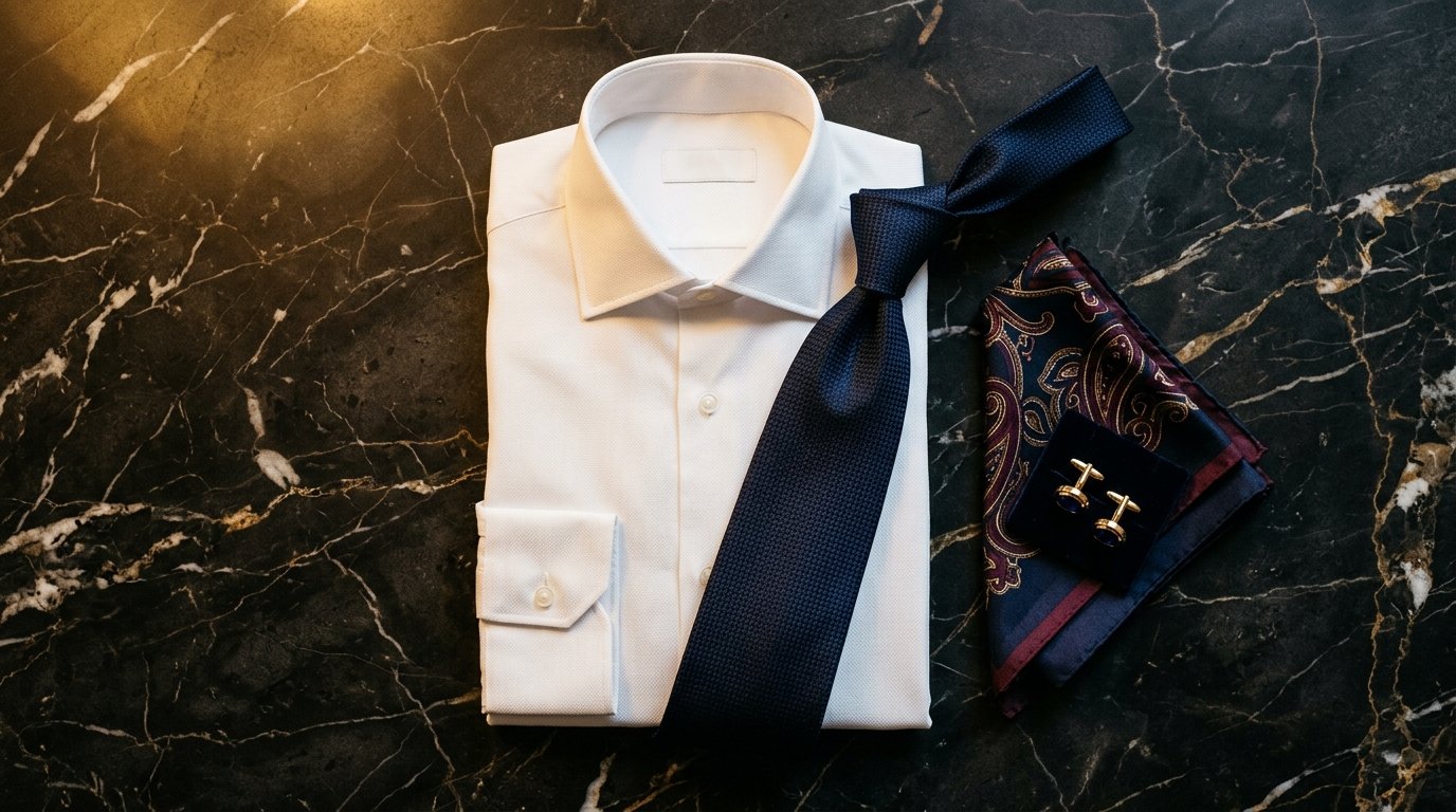 Combinações de camisa e gravata para reuniões executivas